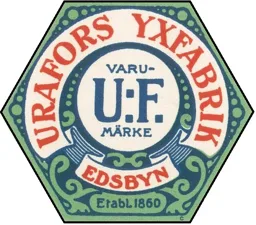 URAFORS YXFABRIK EDSBYN U:F. VARUMÄRKE Etabl. 1860 – varumärke, Maskin och Verktygsteknik i Edsbyn AB