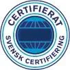 CERTIFIERAT SVENSK CERTIFIERING – varumärkesbild för Svensk Certifiering Norden AB