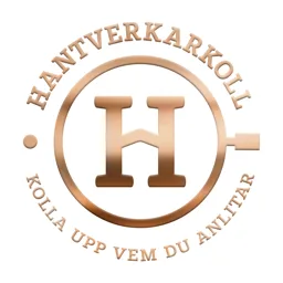 H HANTVERKARKOLL KOLLA UPP VEM DU ANLITAR – varumärkesbild för Badrumsbesiktningar Stockholm AB