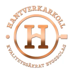 H HANTVERKARKOLL KVALITETSSÄKRAT BYGGBOLAG – varumärkesbild för Badrumsbesiktningar Stockholm AB