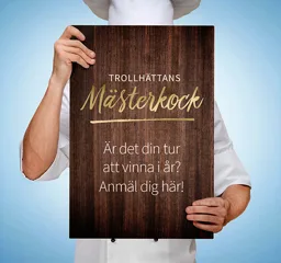 TROLLHÄTTANS Mästerkock Är det din tur att vinna i år? Anmäl dig här! – varumärke, Visit Trollhättan-Vänersborg Aktiebolag