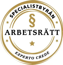 § ARBETSRÄTT SPECIALISTBYRÅN EXPERTO CREDE – varumärkesbild för AB C&P Förvaltning