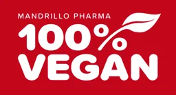 100% VEGAN MANDRILLO PHARMA – varumärkesbild för P&L AB