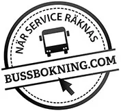 BUSSBOKNING.COM NÄR SERVICE RÄKNAS – varumärkesbild för Bussbokning i Sverige AB