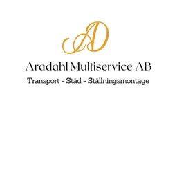 Aradahl Multiservice AB Transport - Städ - Ställningsmontage – varumärkesbild för Aradahl Multiservice AB