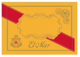 El Mar EM EM PRODUCTO DE ESPANA EL MAR PRODUCTO DE A AR PRODUCTO DE ESPANA – varumärkesbild för The Wine Team Global AB