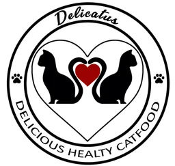 Delicatus DELICIOUS HEALTY CATFOOD – varumärkesbild för Dual-Action Svenska Aktiebolag