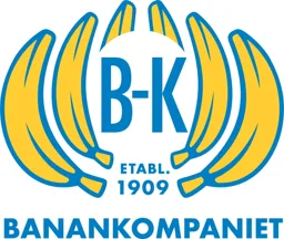 B-K BANANKOMPANIET ETABL. 1909 – varumärkesbild för Aktiebolaget Banan-Kompaniet