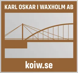 KARL OSKAR I WAXHOLM AB koiw.se – varumärkesbild för Karl Oskar i Waxholm AB