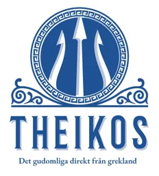 THEIKOS Det gudomliga direkt från grekland – varumärkesbild för GRABBARNAS GRÖNT AB
