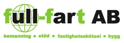 full-fart AB bemanning städ fastighetsskötsel bygg – varumärkesbild för Full Fart Allservice AB