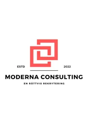 ESTD 2022 MODERNA CONSULTING EN RÄTTVIS REKRYTERING – varumärkesbild för Moderna Consulting AB