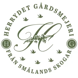 H H g HERRYDET GÅRDSMEJERI FRÅN SMÅLANDS SKOGAR – varumärkesbild för Herrydet Gård AB