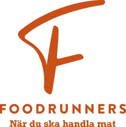 F FOODRUNNERS När du ska handla mat – varumärkesbild för Dimo Invest & Consulting AB