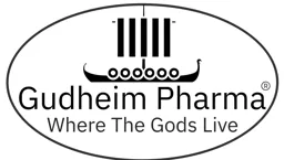 Gudheim Pharma Where The Gods Live – varumärkesbild för Yoshidot AB