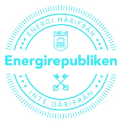 Energirepubliken ENERGI HÄRIFRÅN INTE DÄRIFRÅN – varumärkesbild för Kalmar Energi Holding AB