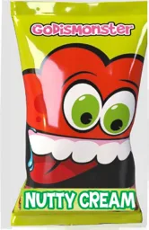 Godismonster NUTTY CREAM – varumärkesbild för MBC My Business Company AB