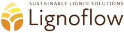 SUSTAINABLE LIGNIN SOLUTIONS Lignoflow – varumärkesbild för Lignoflow Technologies AB