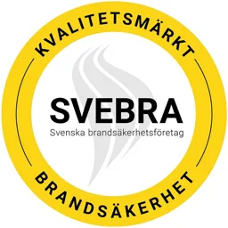 KVALITETSMÄRKT SVEBRA Svenska brandsäkerhetsföretag BRANDSÄKERHET – varumärke, Svenska brandsäkerhetsföretag SVEBRA