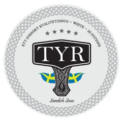 TYR ETT SVENSKT KVALITETSSNUS WHITE 20 POTIONS Swedish Snus – varumärkesbild för Tor Group AB