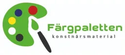 Färgpaletten konstnärsmaterial – varumärkesbild för FÄRGPALETTEN I Sverige AB