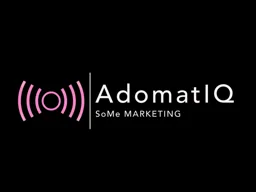 AdomatIQ SoMe MARKETING – varumärkesbild för Adomatiq AB