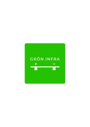 GRÖN INFRA + - – varumärkesbild för STATION 2000 PLATTFORMS BOLAGET AB