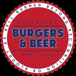 BEYOND RECOGNITION OR BLOODY AS HELL BURNED SVEAVÄGEN BURGERS & BEER EST. 2014 – varumärke, Eat & stay Sthlm AB