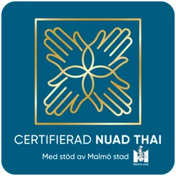 CERTIFIERAD NUAD THAI Med stöd av Malmö stad Malmö stad – varumärkesbild för HELA MÄNNISKAN I MALMÖ