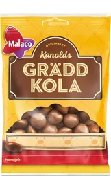 Malaco ORIGINALET Kanolds GRÄDD KOLA Palmoljefri – varumärke, Cloetta Sverige AB