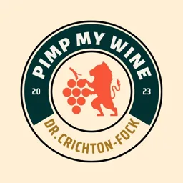 PIMP MY WINE 20 23 DR.CRICHTON-FOCK – varumärkesbild för Strange Estate AB