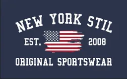 NEW YORK STIL EST. 2008 ORIGINAL SPORTSWEAR – varumärkesbild för Chipponett Mode & Kläder AB