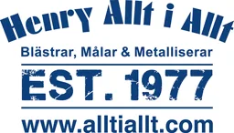 Henry Allt i Allt Blästrar, Målar & Metalliserar EST. 1977 www.alltiallt.com – varumärkesbild för Henry Allt i Allt AB