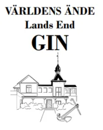 VÄRLDENS ÄNDE Lands End GIN – varumärkesbild för Westerholm & Partners Aktiebolag