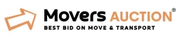 Movers AUCTION BEST BID ON MOVE & TRANSPORT – varumärkesbild för Bokaflytthjälp Norden AB