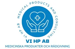 VI HP AB, MEDICINSKA PRODUKTER OCH RÅDGIVNING, VI HP AB MEDICAL PRODUCTS AND CONSULTING – varumärkesbild för VI HP AB