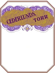 CEDERLUNDS TORR – varumärke, The Absolut Company Aktiebolag