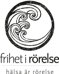 frihet i rörelse hälsa är rörelse – varumärkesbild för Frihet i rörelse AB