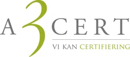 A3CERT VI KAN CERTIFIERING – varumärkesbild för AAA Certification AB