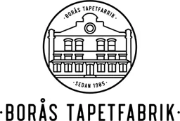 BORÅS TAPETFABRIK SEDAN 1985 BORÅS TAPETFABRIK – varumärkesbild för Borås Tapetfabrik AB