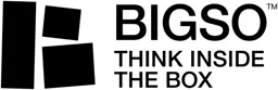 BIGSO THINK INSIDE THE BOX – varumärkesbild för Bigso Aktiebolag