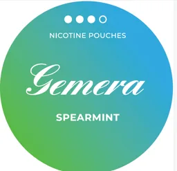 Gemera SPEARMINT NICOTINE POUCHES – varumärkesbild för HS Factory Sweden AB