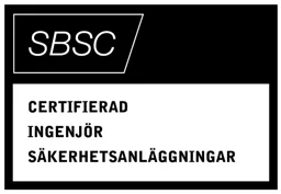 SBSC CERTIFIERAD INGENJÖR SÄKERHETSANLÄGGNINGAR – varumärke, Svensk Brand- och Säkerhetscertifiering AB