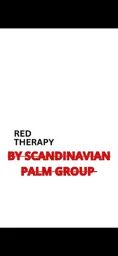 RED THERAPY BY SCANDINAVIAN PALM GROUP – varumärkesbild för Scandinavian Palm Group AB