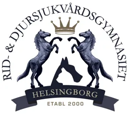 RID- & DJURSJUKVÅRDSGYMNASIET HELSINGBORG ETABL 2OOO – varumärkesbild för Humeq Education AB