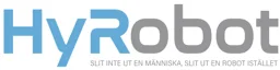 HyRobot SLIT INTE UT EN MÄNNISKA, SLIT UT EN ROBOT ISTÄLLET – varumärkesbild för HyRobot AB