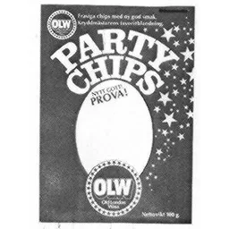 PARTY CHIPS OLW – varumärkesbild för Orkla Snacks Sverige AB