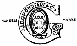 HANDELS MÄRKE, J.D.GRÖNSTEDT & Co., J.D.G. 1846 G&Co – varumärkesbild för Galatea AB
