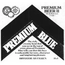 PREMIUM BLUE – varumärkesbild för Carlsberg Sverige Aktiebolag