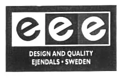eee DESIGN AND QUALITY EJENDALS SWEDEN – varumärkesbild för Ejendals Aktiebolag
